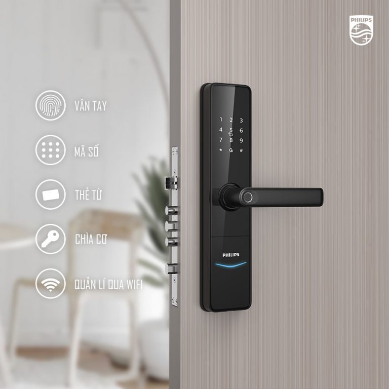 Khoá thông minh Philips DDL603E- Khóa vân tay số 1