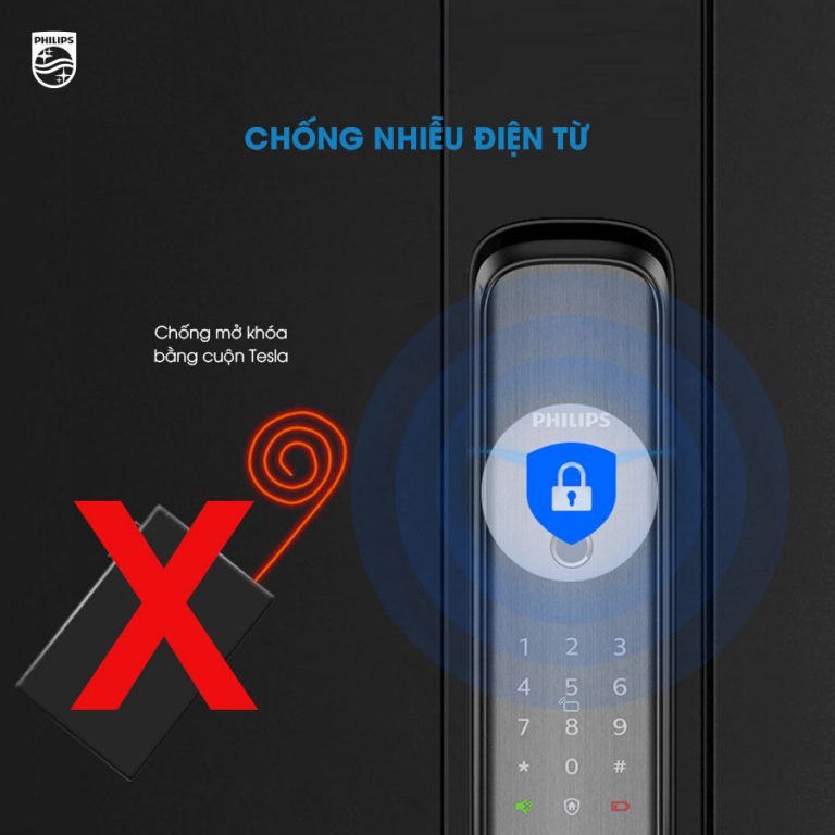 Khóa cửa thông minh Philips DDL702E